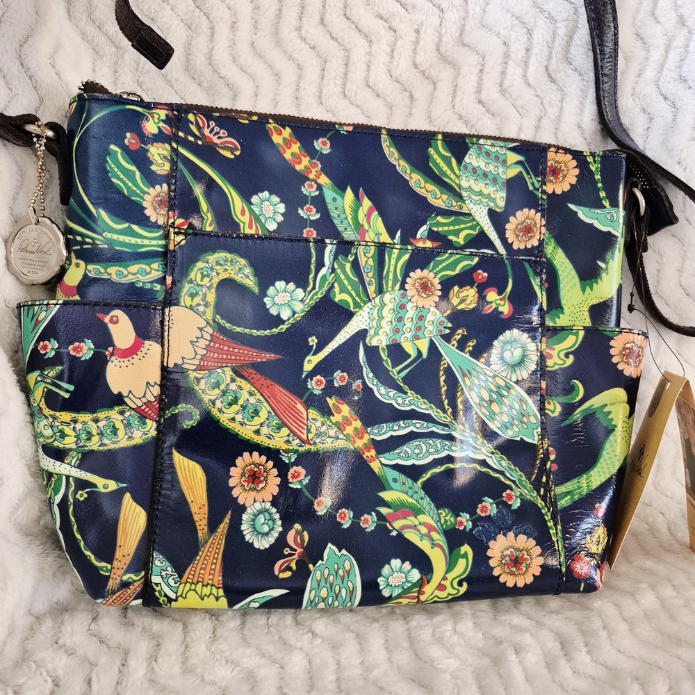 Patricia Nash Vibrant Rare 10th Anniversary Birds of Paradise NWT Vintage - Picture 2 of 16